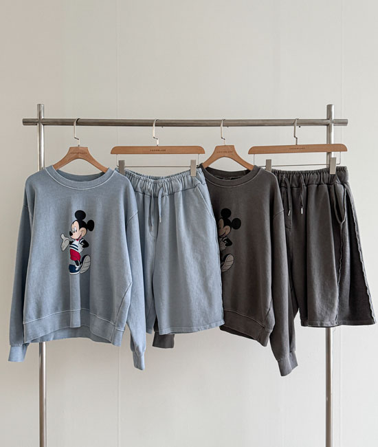 ミッキーマンツーマンパンツセット