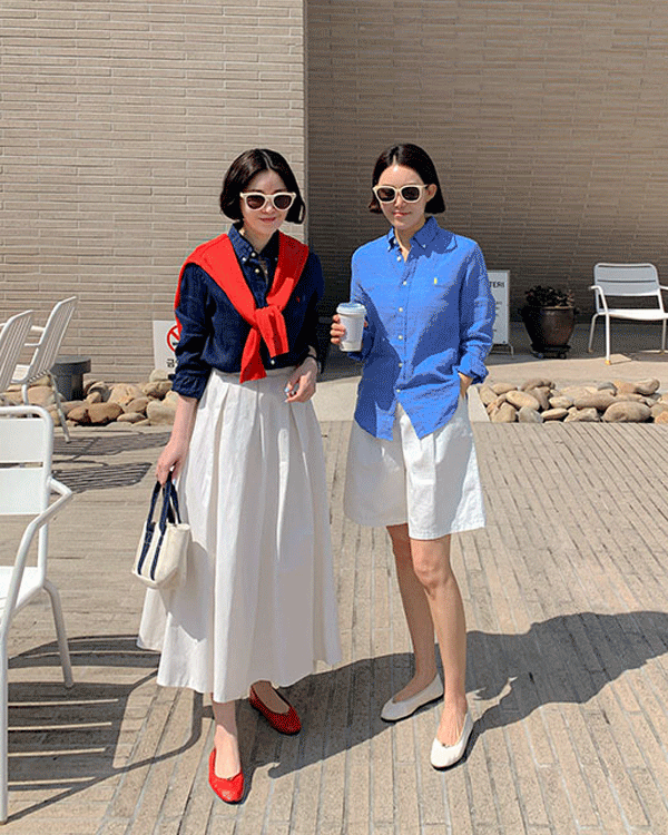 【ココブラック単独】ポロラルフローレンベーシックリネンシャツボーイズ