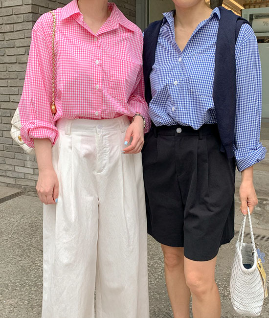 タミチェックシャツ