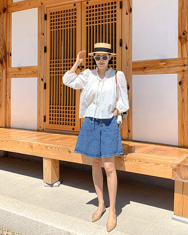 ソフィーピンタックブラウス