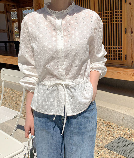 シャーロット レース ブラウス