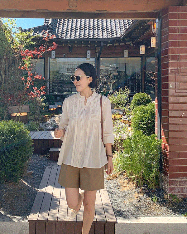 イザベルレースブラウス