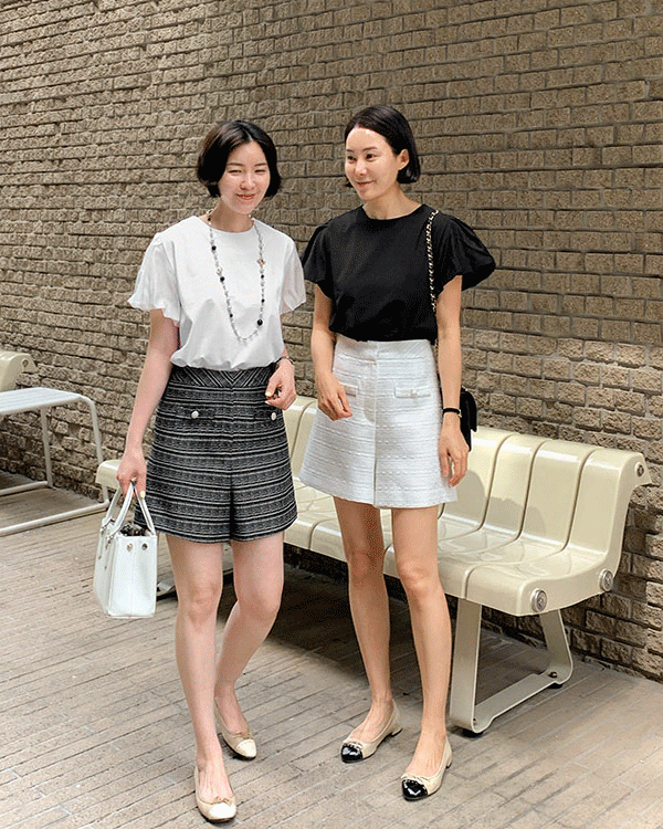 ルマイン - ラックスツイードハーフパン