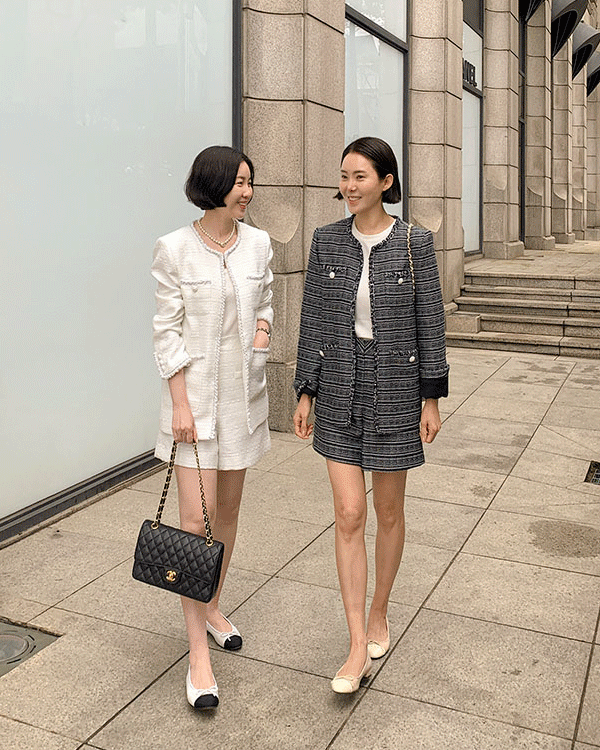 ルマイン - ラックスツイードジャケット