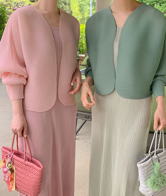 ボレロ プリッツ カーディガン