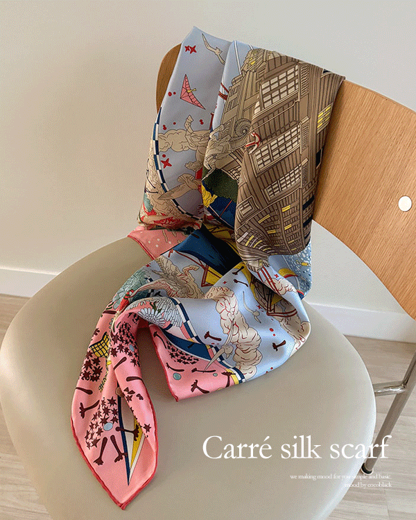 カレーシルクスカーフ