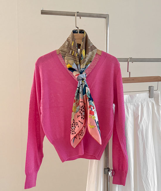 カレーシルクスカーフ