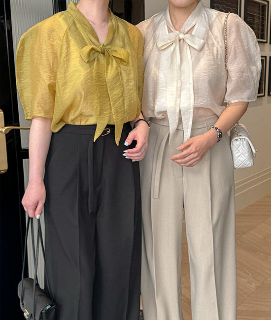 ロエットタイブラウス