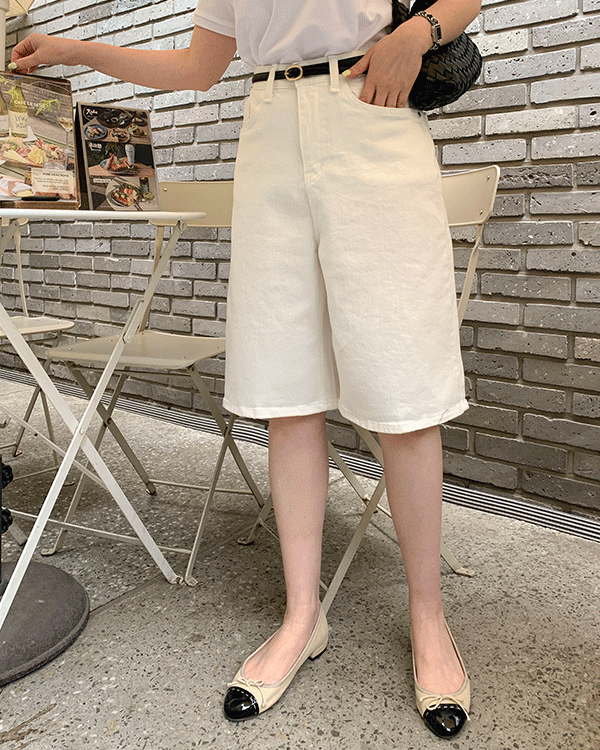 コーズ5部デニムパンツ