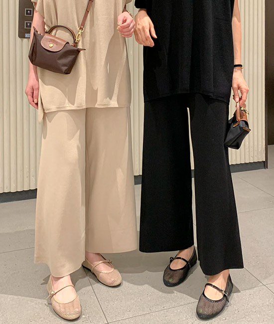 サマーデイリーニットパンツ