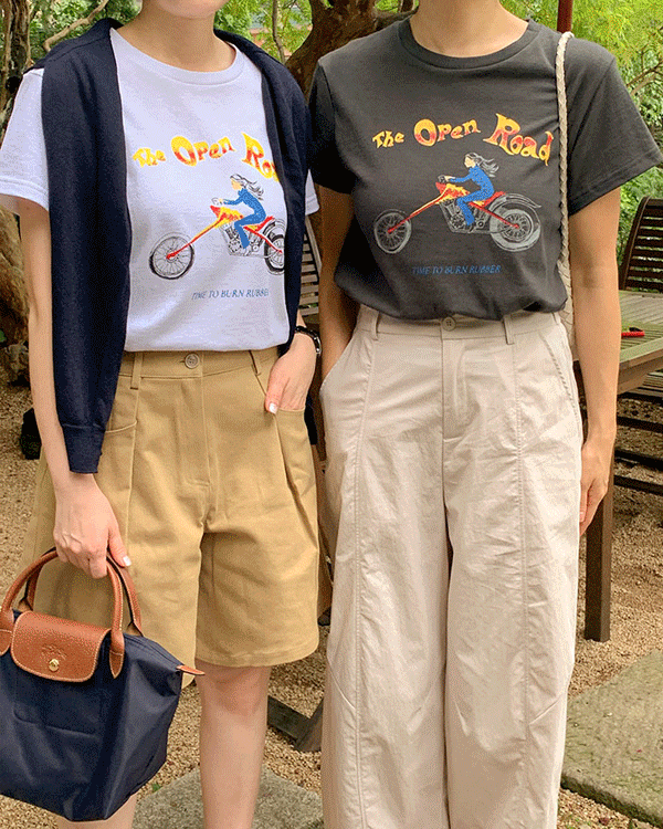 バイク半そでティー