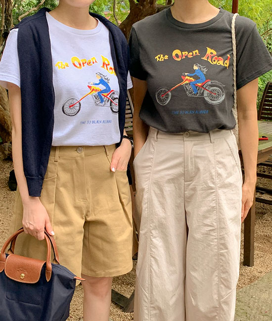 バイク半そでティー