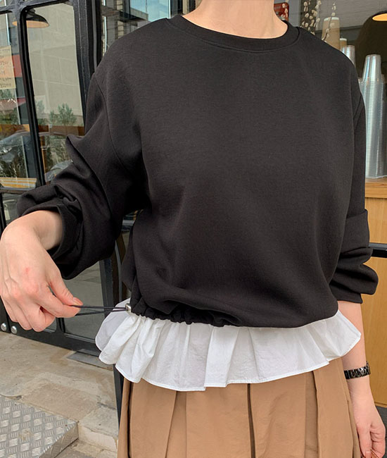 レイヤードフリルマンツーマン