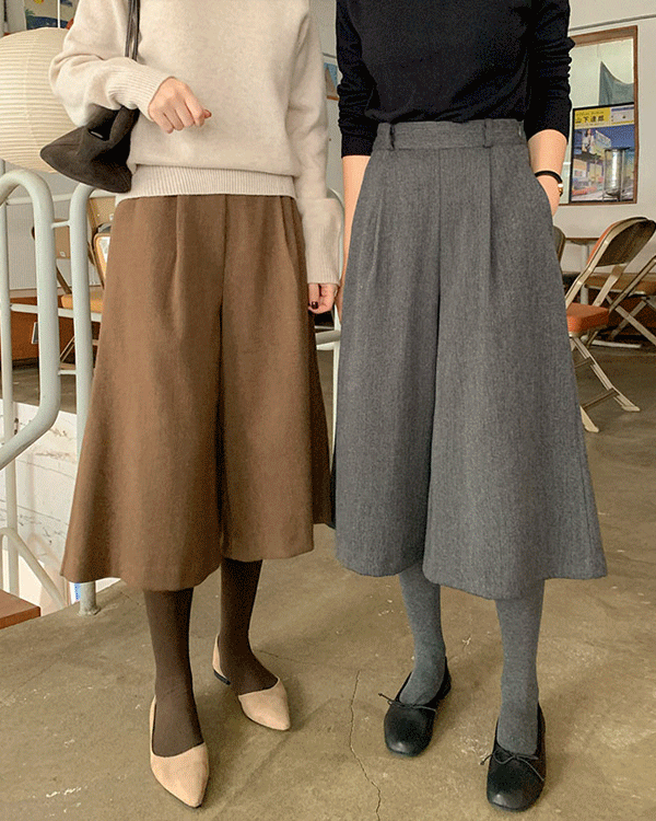 ピンタックバミューダパンツ